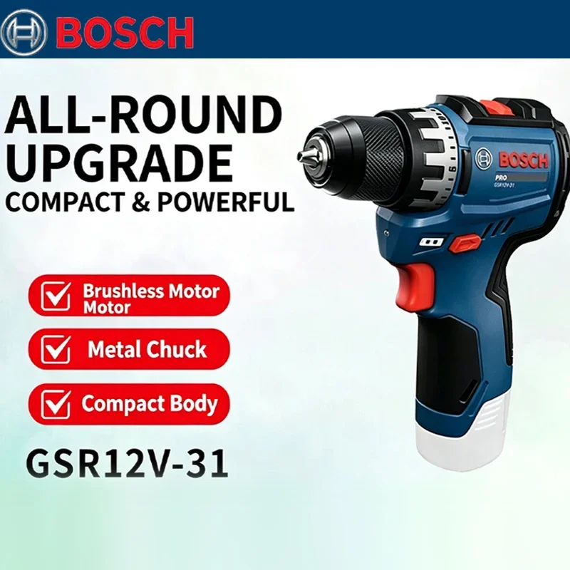 Power Tools Excel - Furadeira Elétrica Sem Escovas Bosch GSR