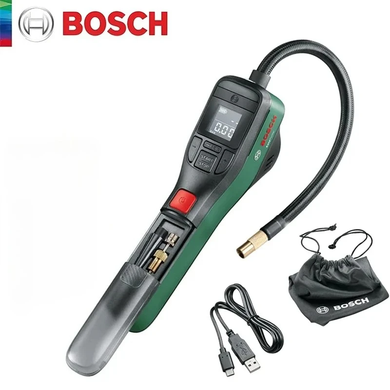 Air Compressor Mini - Bomba de Ar Elétrica Portátil Bosch,