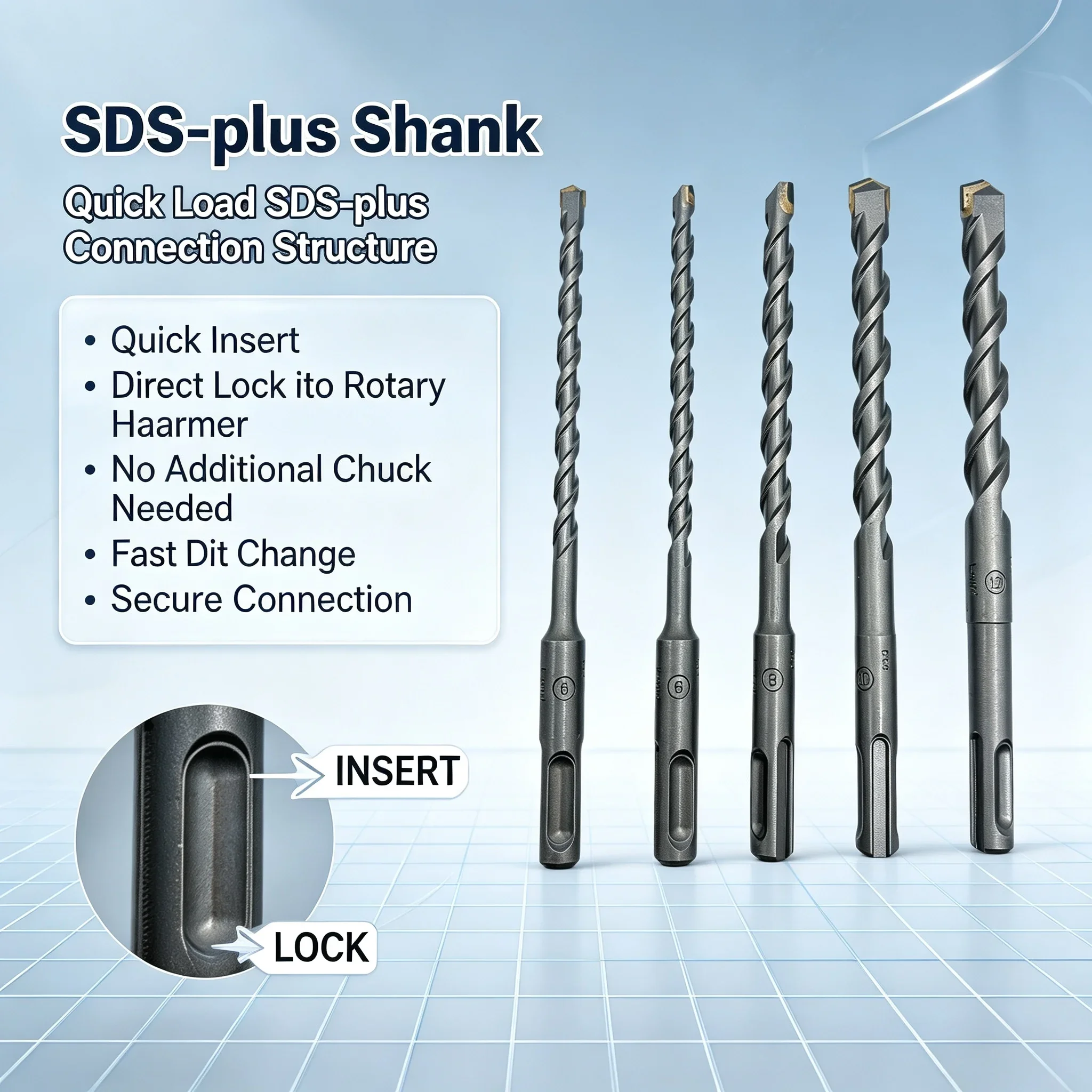 Hammer Drill Sds - Brocas para martelo perfurador Bosch SDS-plus-1,
