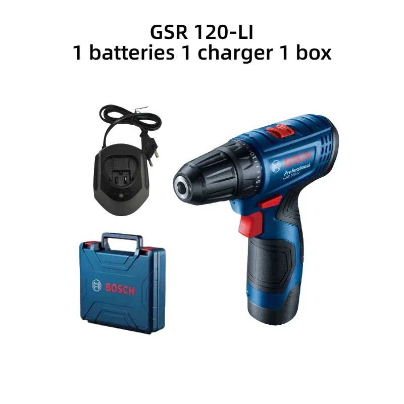 Power Tools Excel - Furadeira Elétrica Bosch GSR120-LI 12V Profissional,