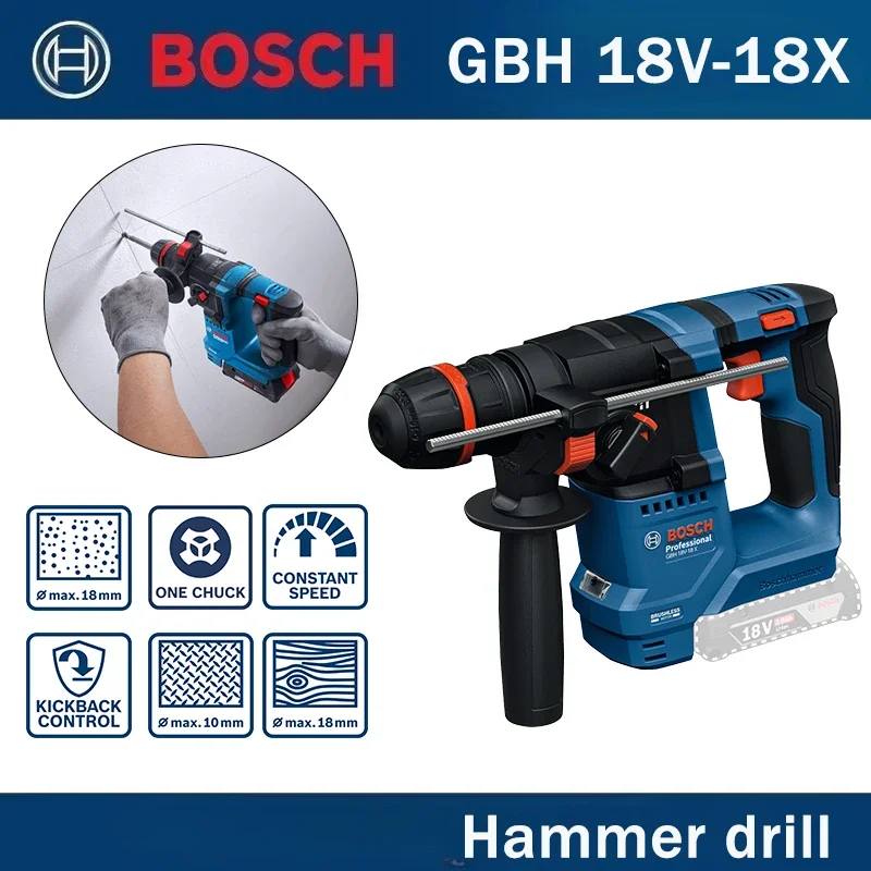Hammer Drill Sds - Martelo Rotativo Sem Fio Bosch GBH