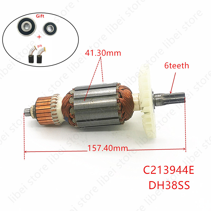 Power Tools Hitachi - Armadura C213944E 360875E para HITACHI DH38MS