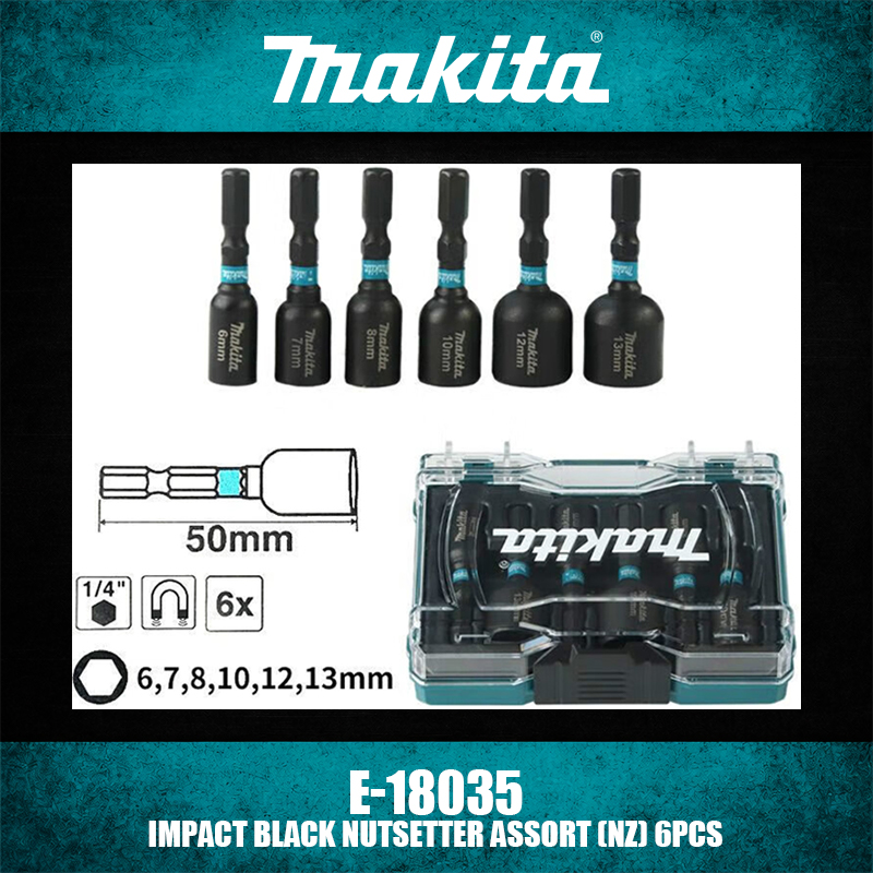 Power Tools Nz - Makita E-18035 IMPACT BLACK Sortimento de