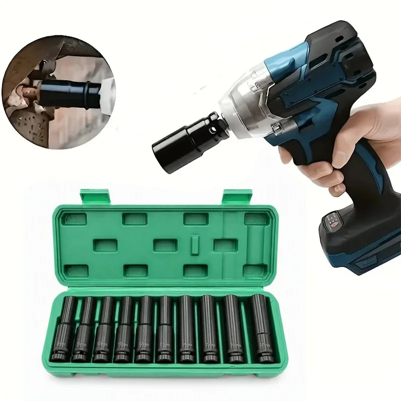 Conjunto de 10 Soquetes de Imp - Power Tools Pneumatic avaliação e preço