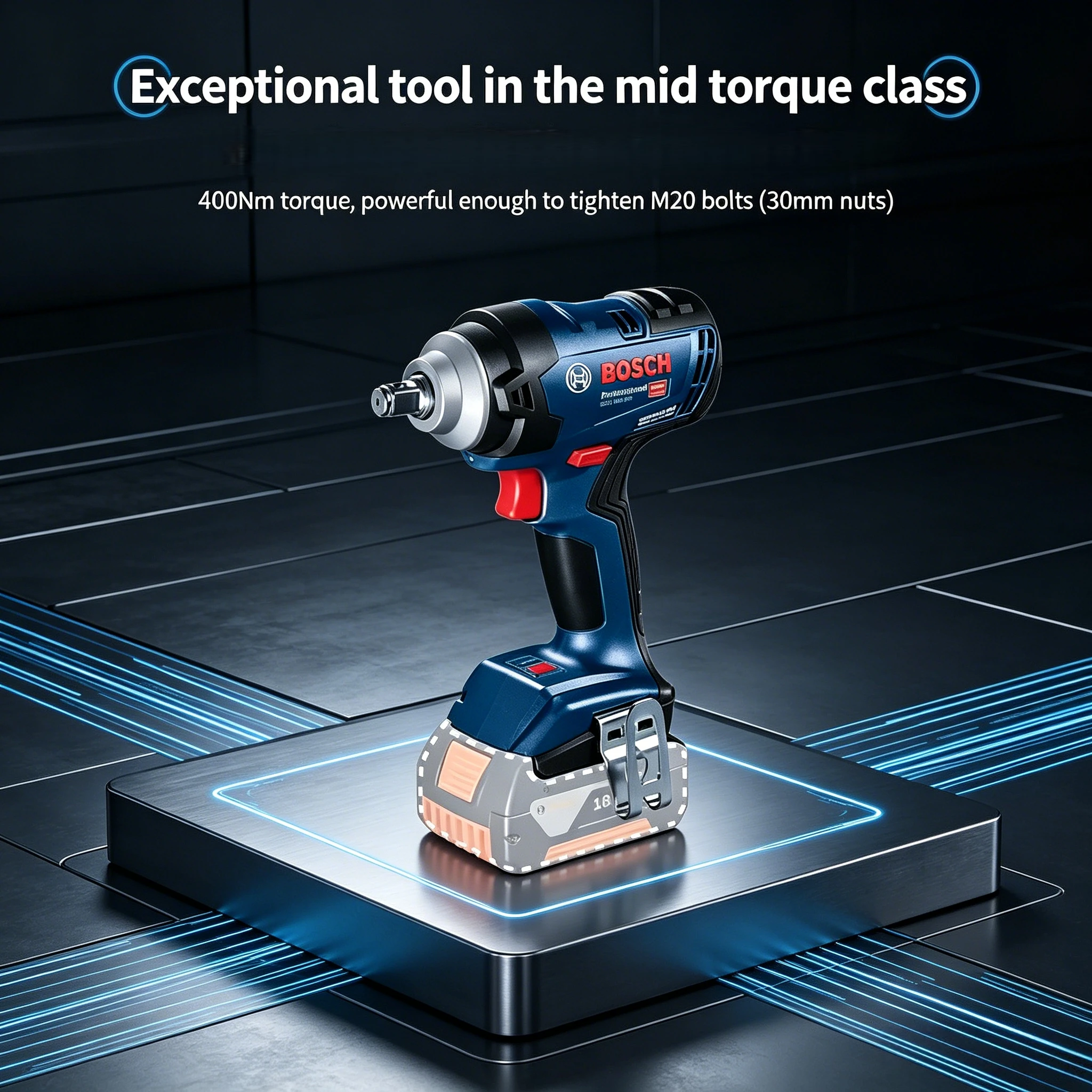 ‌ Chave de Impacto Sem Fio Bos - Power Tools Professional avaliação e preço