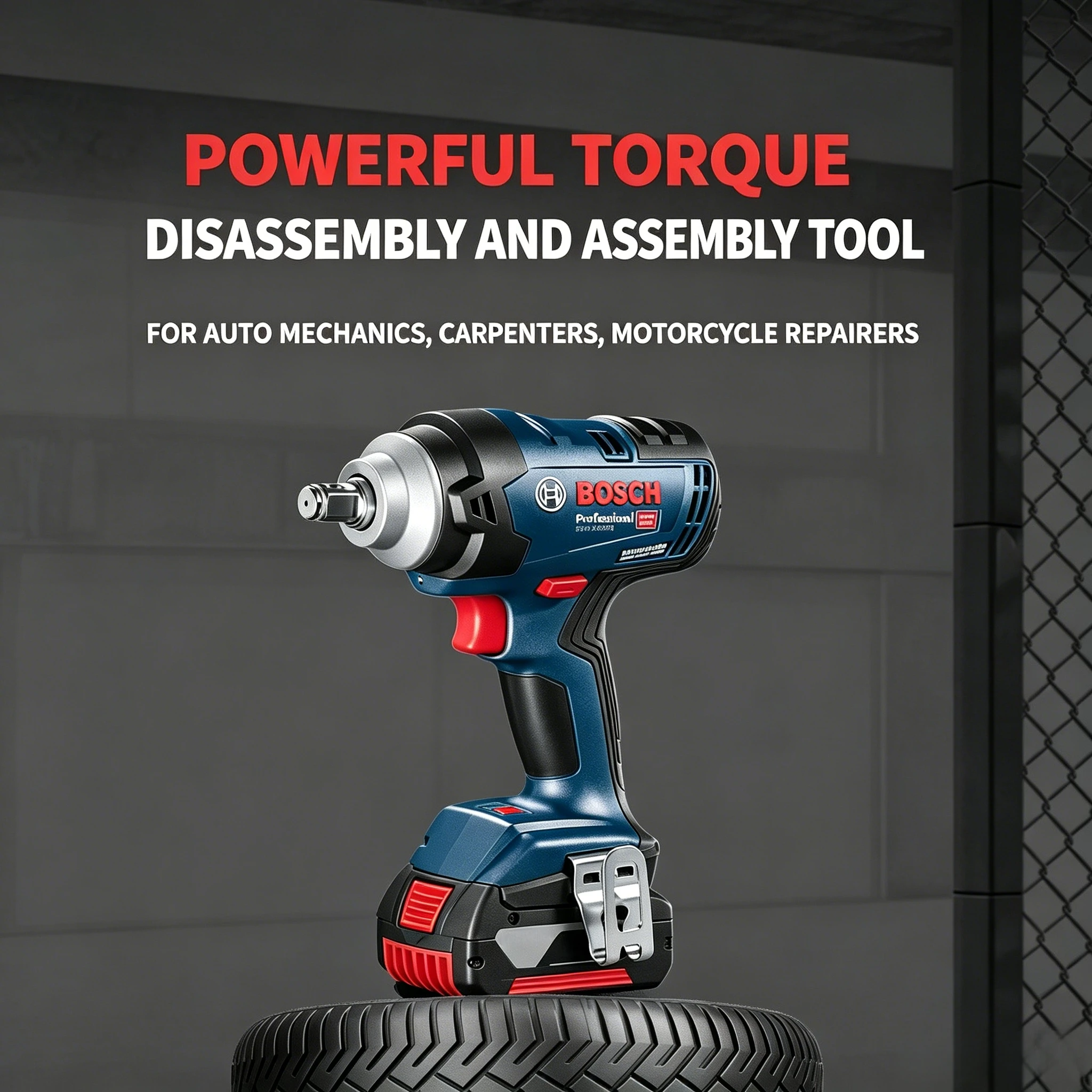 ‌ Chave de Impacto Sem Fio Bos - Power Tools Professional avaliação e preço