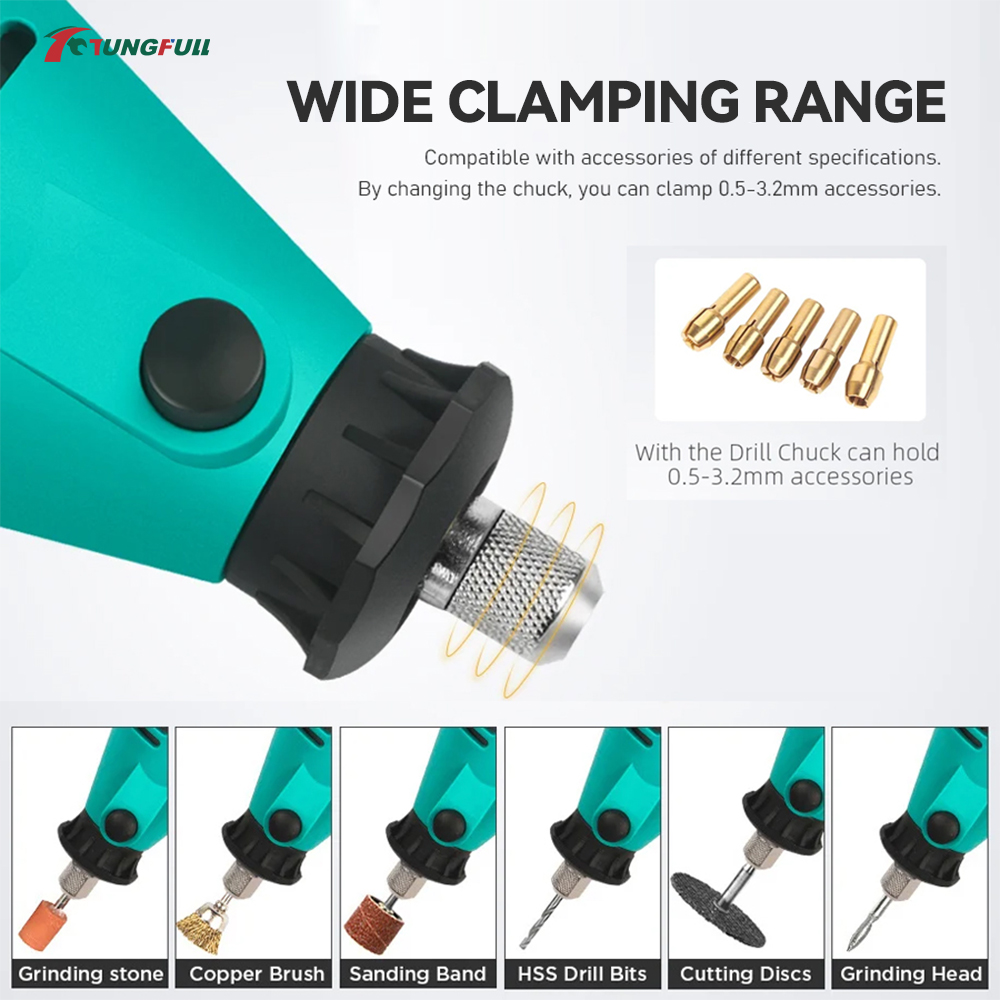 Conjunto de Mini Retífica Elét - Power Tools Kit Set avaliação e preço