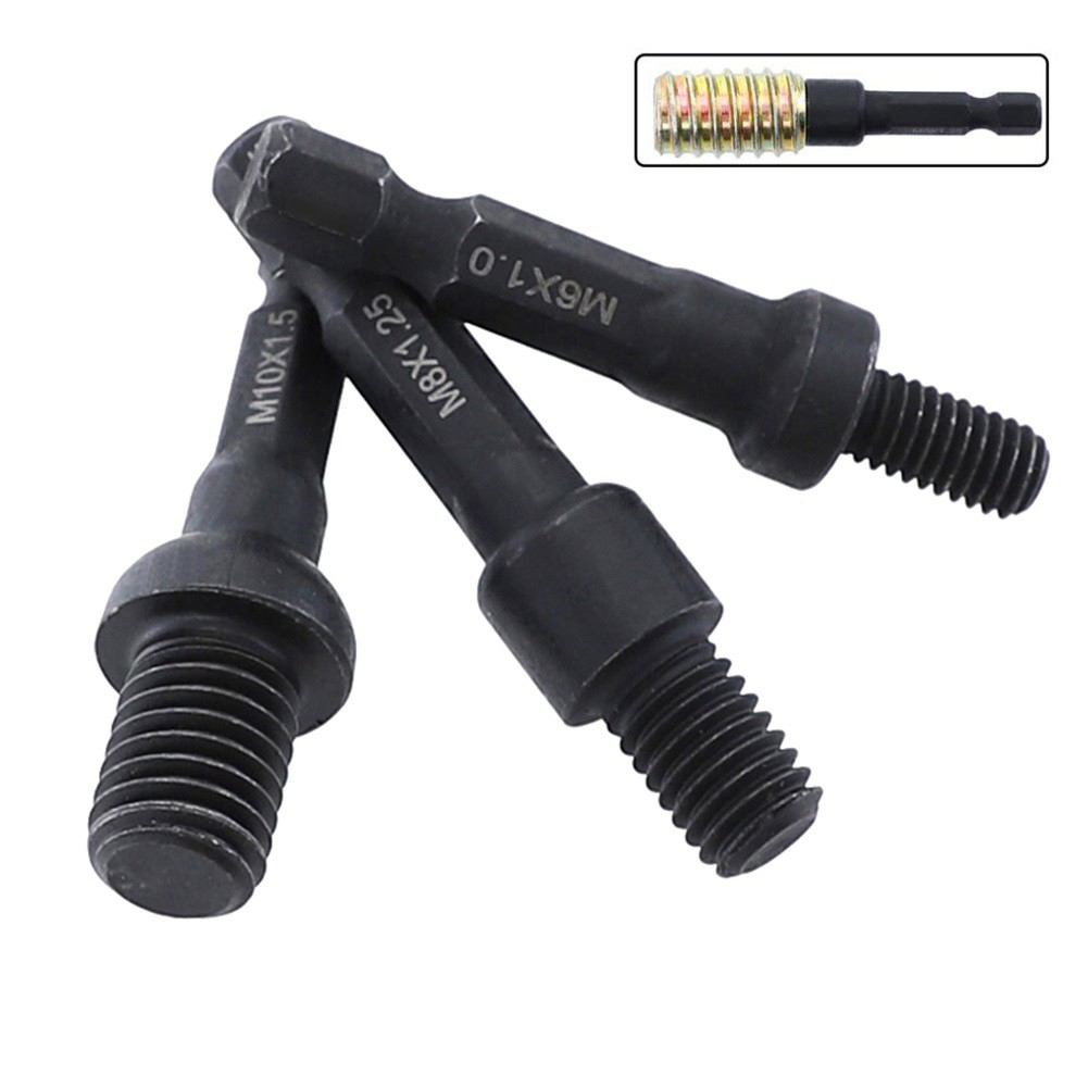 3 pçs adaptador de soquete m6/ - Power Tools Excel avaliação e preço
