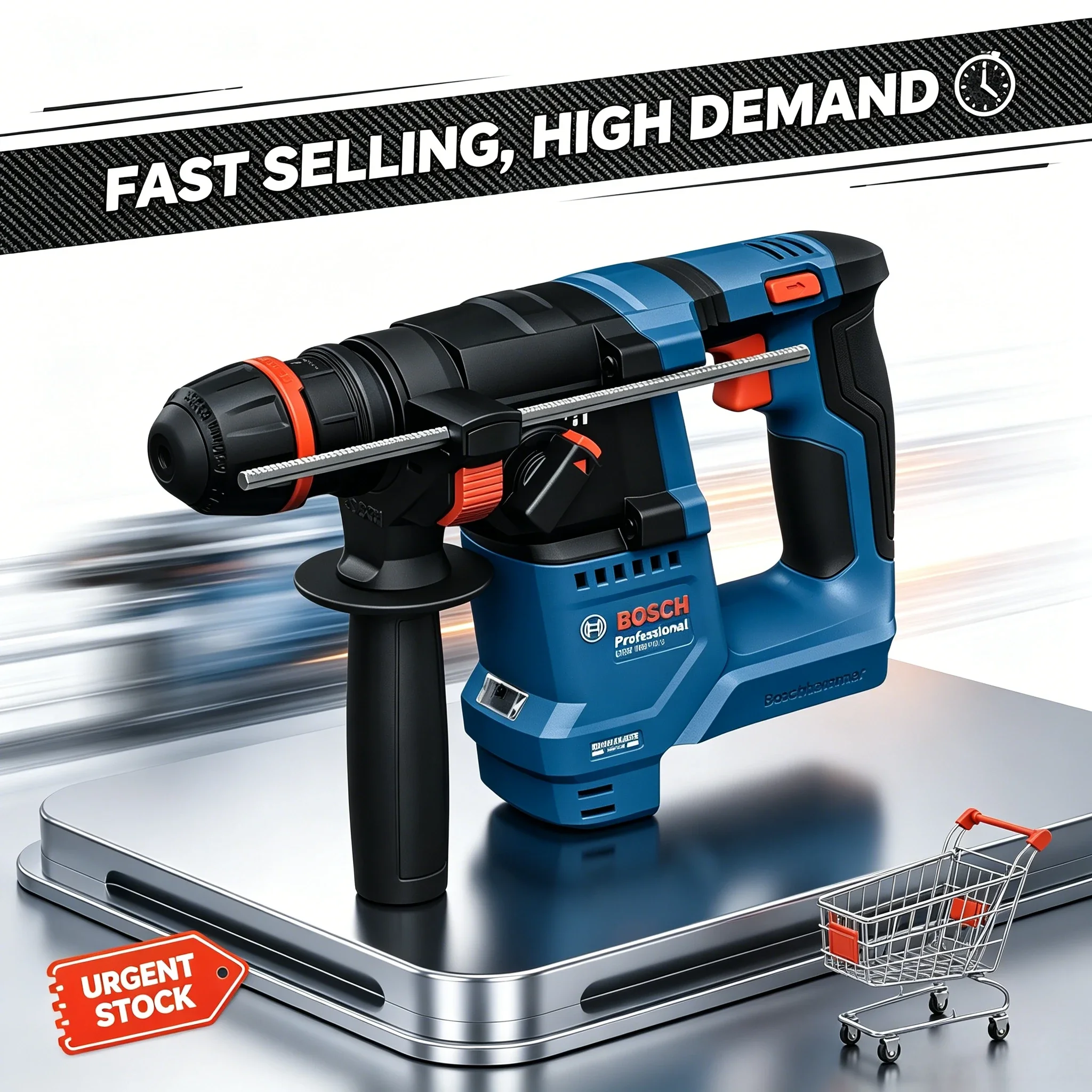 Martelo Rotativo Sem Fio BOSCH - Power Tools Professional avaliação e preço