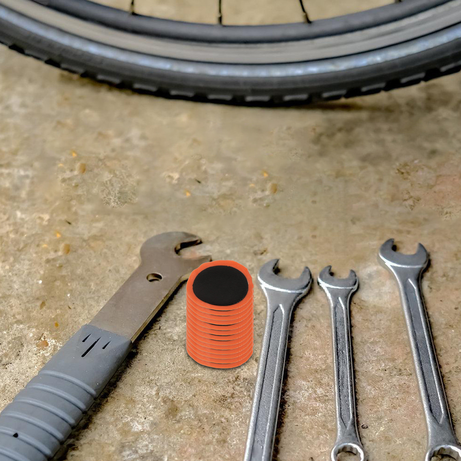 Kit de Reparo de Pneus de Bici - Power Tools Kit Set avaliação e preço