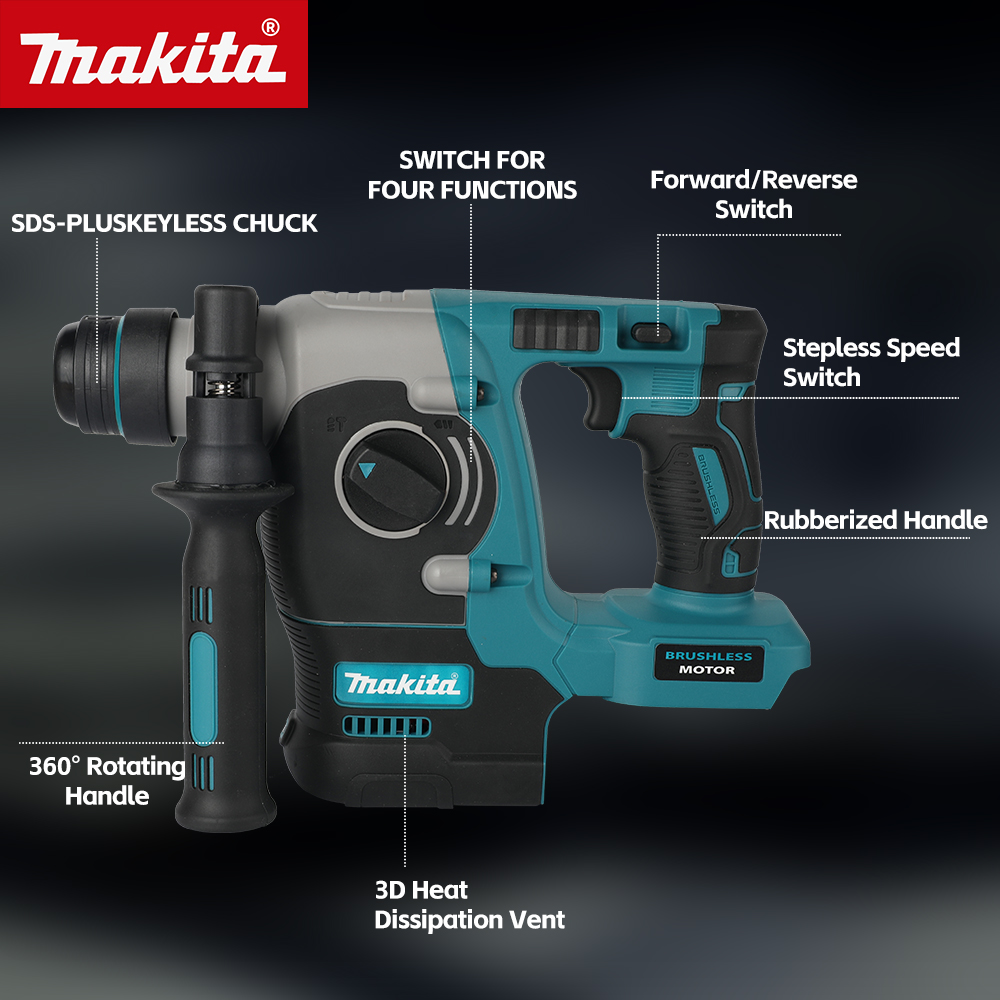 Makita DCH273 Martelo Rotativo - Hammer Drill Sds avaliação e preço