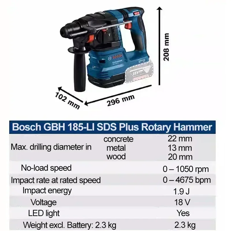 Furadeira de Impacto Rotativa  - Hammer Drill Sds avaliação e preço