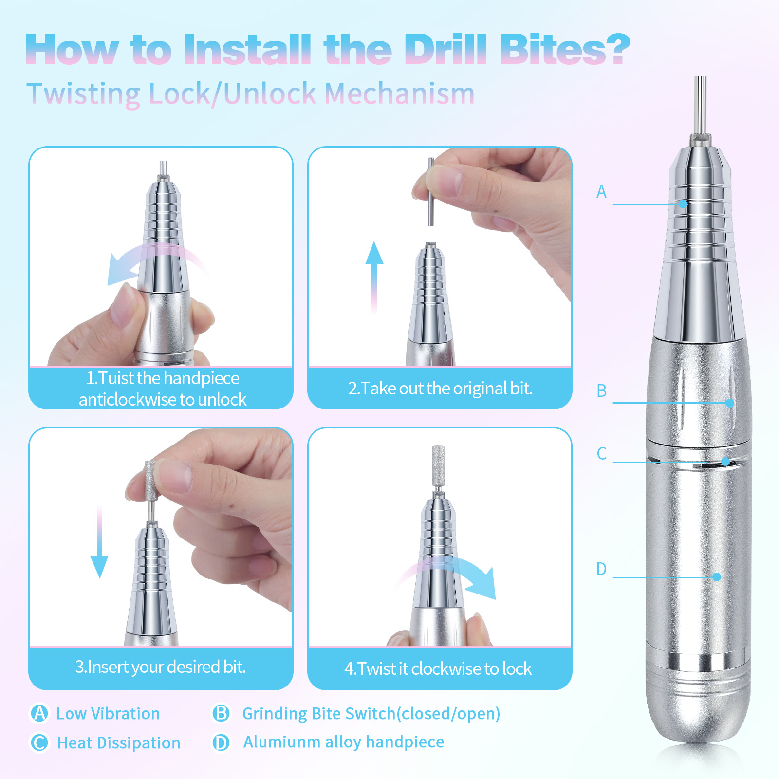 Máquina de Manicure Elétrica 4 - Power Tools Excel avaliação e preço