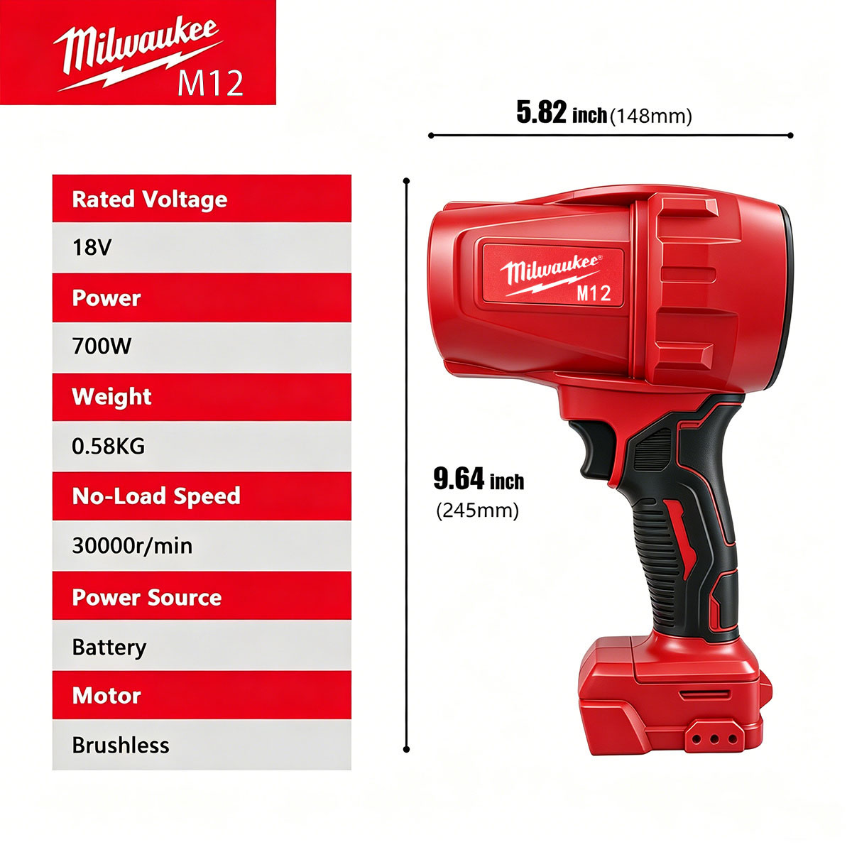 Soprador sem fio Milwaukee M12 - Milwaukee Drill M12 Fuel avaliação e preço