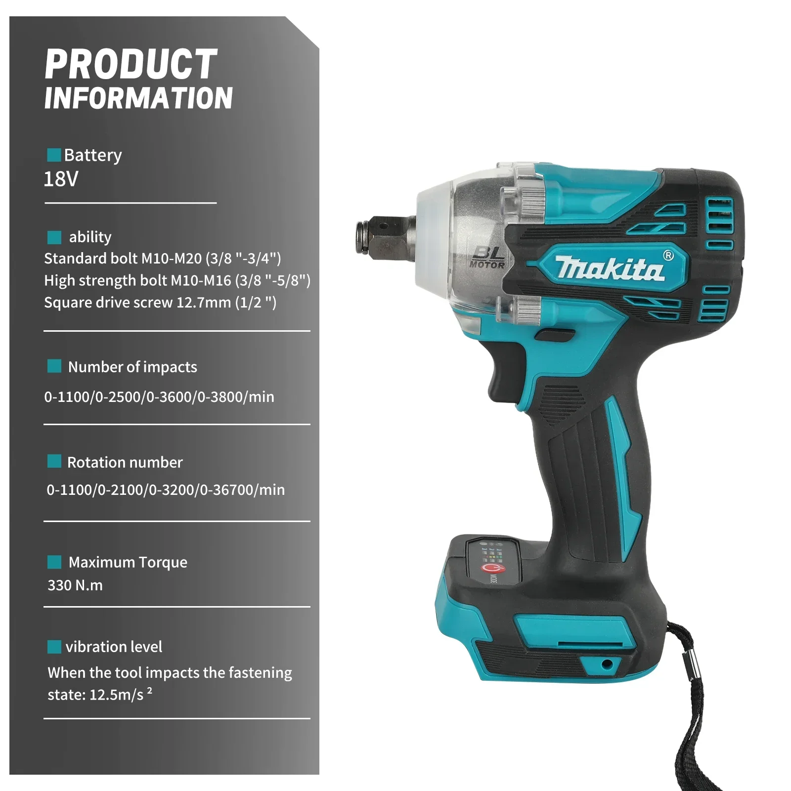 Para a chave de impacto Makita - Makita Drill Dtw300 avaliação e preço